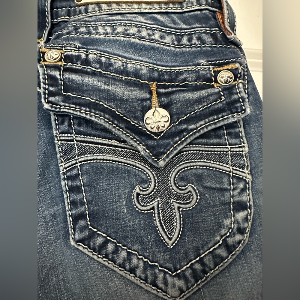 Rock Revival Jen Dark Indigo Skinny Jeans - Picture 14 of 16